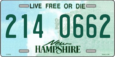 NH license plate 2140662