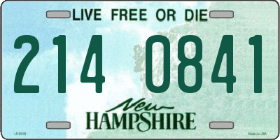 NH license plate 2140841
