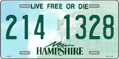 NH license plate 2141328