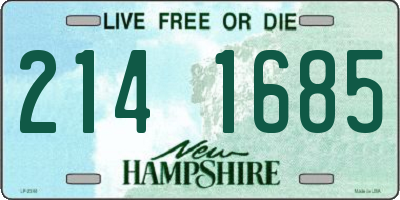 NH license plate 2141685