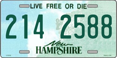 NH license plate 2142588
