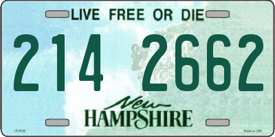 NH license plate 2142662