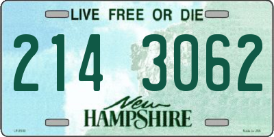 NH license plate 2143062
