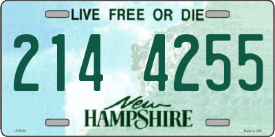 NH license plate 2144255