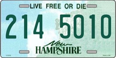 NH license plate 2145010
