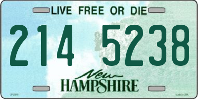 NH license plate 2145238
