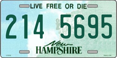NH license plate 2145695