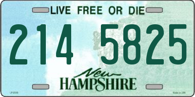 NH license plate 2145825