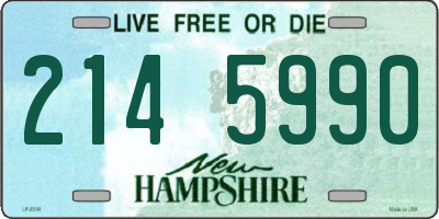 NH license plate 2145990