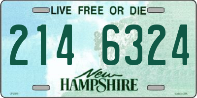 NH license plate 2146324