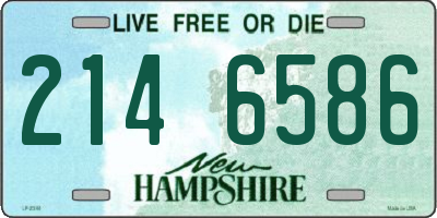 NH license plate 2146586