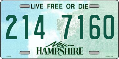 NH license plate 2147160