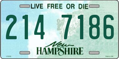 NH license plate 2147186