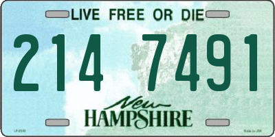 NH license plate 2147491