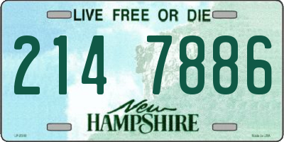 NH license plate 2147886