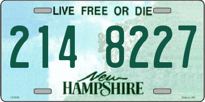 NH license plate 2148227