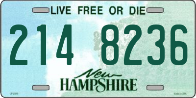 NH license plate 2148236