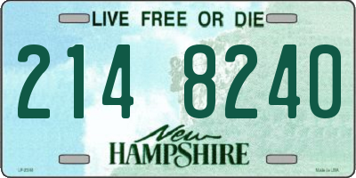 NH license plate 2148240