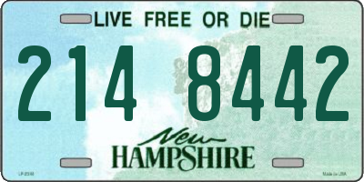 NH license plate 2148442