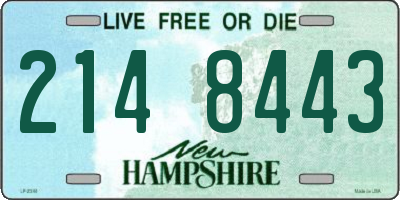 NH license plate 2148443