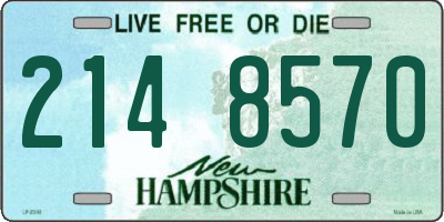 NH license plate 2148570