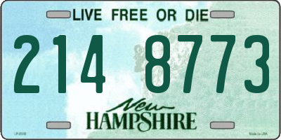 NH license plate 2148773