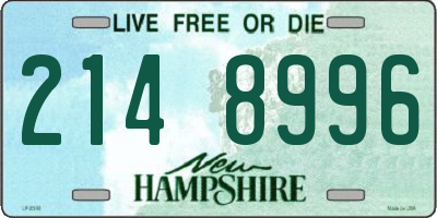 NH license plate 2148996