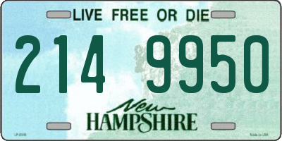 NH license plate 2149950