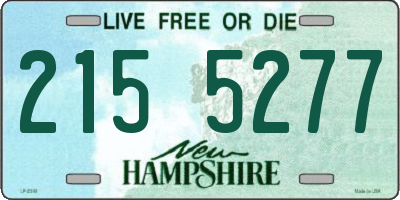 NH license plate 2155277