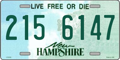 NH license plate 2156147
