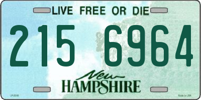 NH license plate 2156964