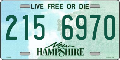 NH license plate 2156970