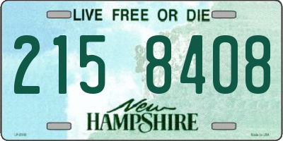 NH license plate 2158408