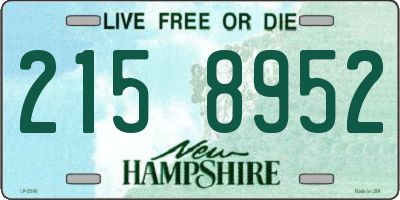 NH license plate 2158952