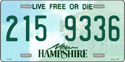 NH license plate 2159336