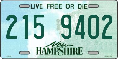NH license plate 2159402