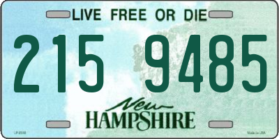 NH license plate 2159485