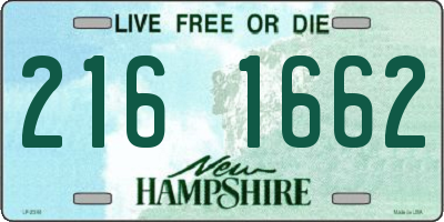 NH license plate 2161662