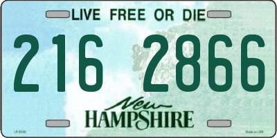 NH license plate 2162866