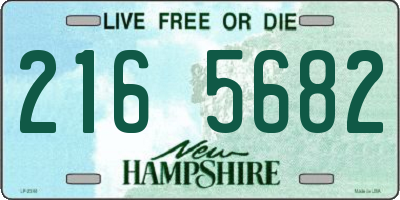 NH license plate 2165682