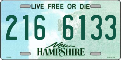 NH license plate 2166133
