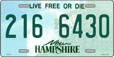 NH license plate 2166430