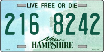 NH license plate 2168242