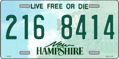 NH license plate 2168414