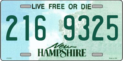 NH license plate 2169325
