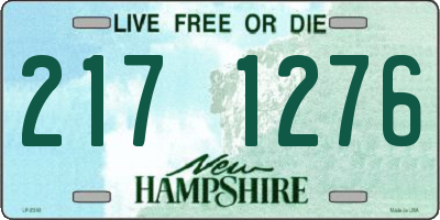 NH license plate 2171276