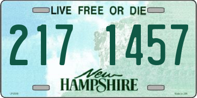 NH license plate 2171457