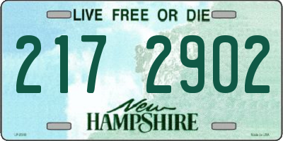 NH license plate 2172902