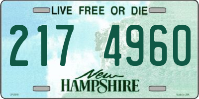 NH license plate 2174960