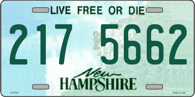 NH license plate 2175662